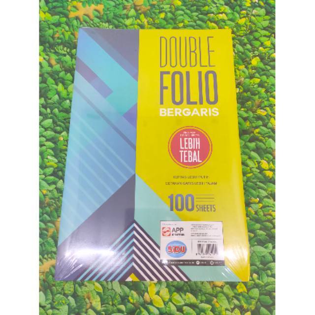 

Kertas Double FOLIO garis SIDU 100 sheet