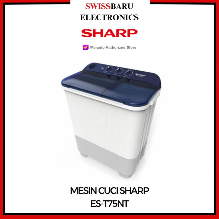 MANADO - MESIN CUCI SHARP ES-T75NT