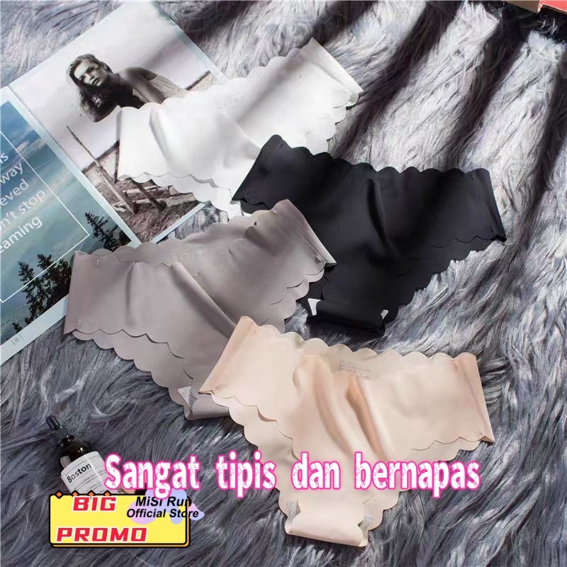 {COD✅}Celana dalam wanita Seamless, Briefs CD  celana dalam wanita dewasa sexy wanita transparan tip