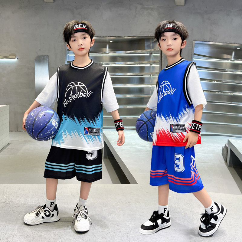 Set Baju Basket Anak Laki Laki Umur 2-12 Tahun Trendy JABA