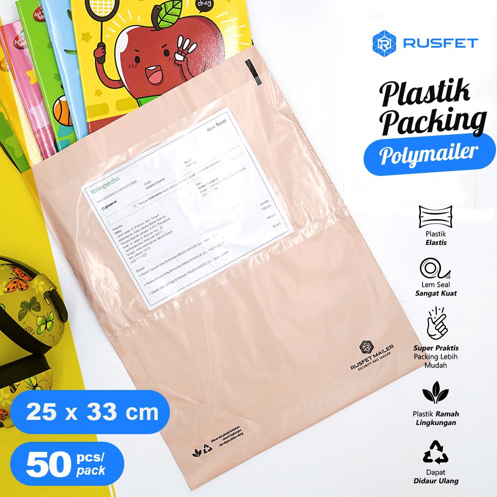

AMPLOP PLASTIK DENGAN PEREKAT POLYMAILER PACKING ONLINE SHOP UKURAN 25x37 ISI 5Polymailer CantikPolymailer BesarPlastik Besar g CZ6