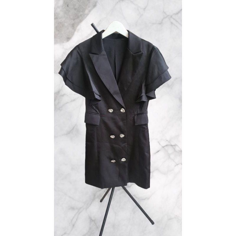 Dress Blazer Hitam New