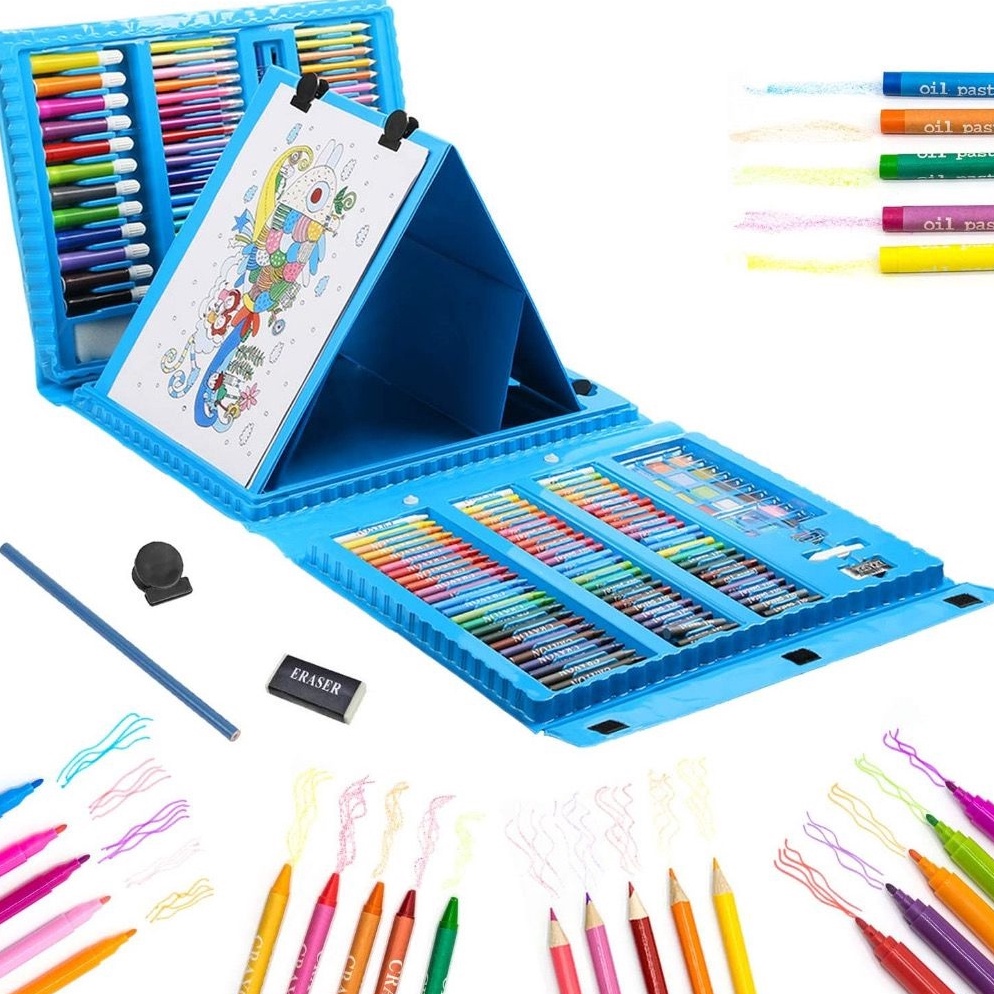 

OLV HOUSEWARE CRAYON SET 28 PCS KOMPLIT ALAT MENGGAMBAR MEWARNAI ANAK ALAT LUKIS PENSIL WARNA KRAYON ANAK DRAWING COLOURING TOOLS MEGA ART 28 PCS KADO ULTAH w E7Y5