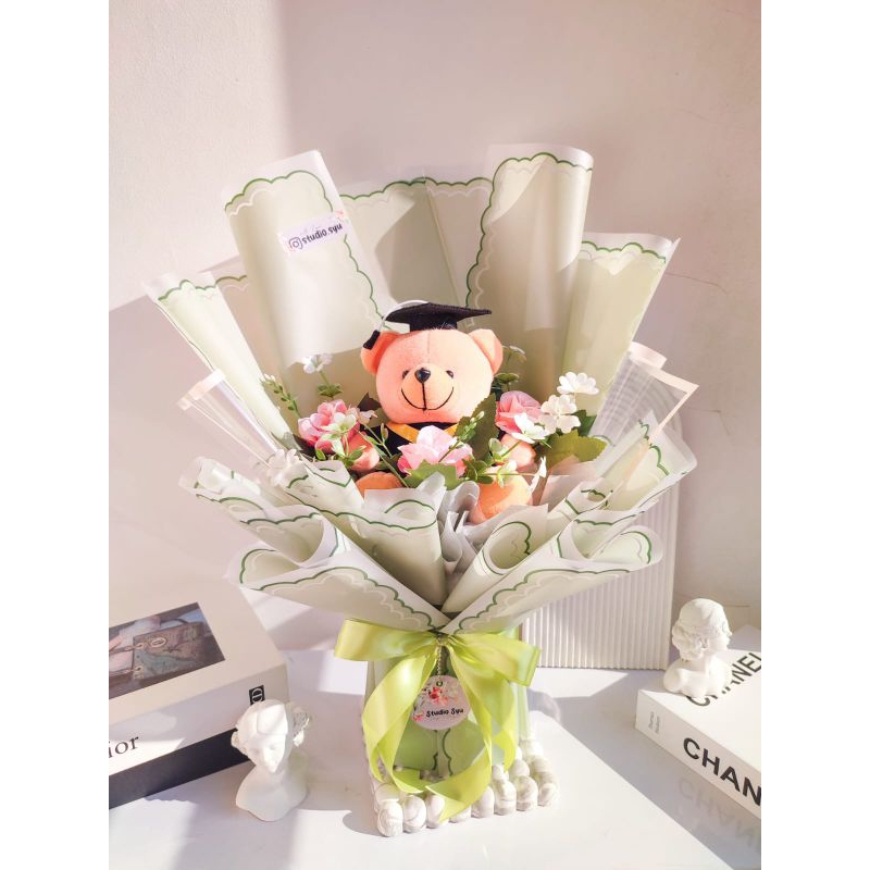 BUKET BONEKA WISUDA LARGE / BUKET WISUDA / BUKET BONEKA / KADO WISUDA