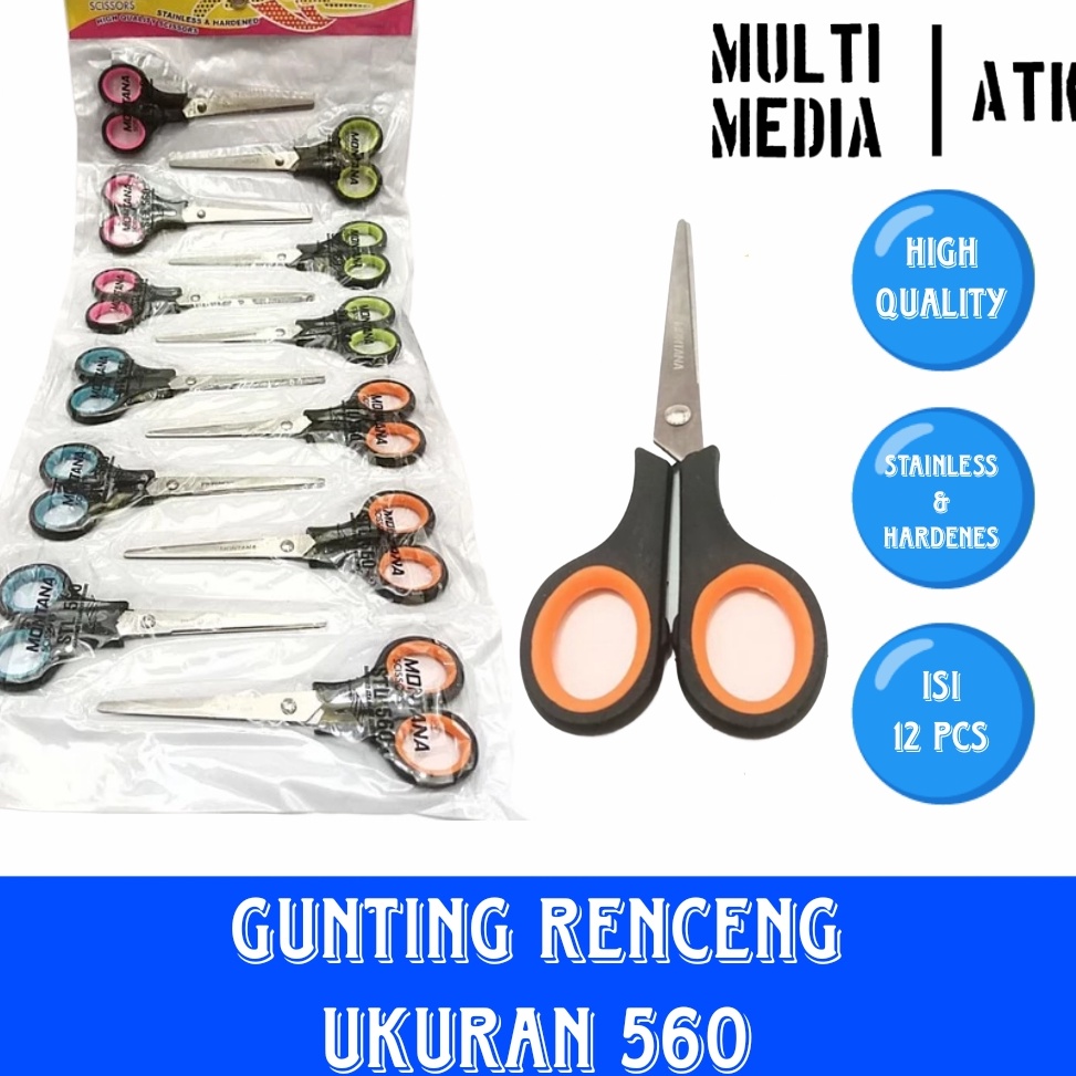 

GUNTING MONTANA 56 UKURAN 16CM RENCENG 1 LUSIN y QE7