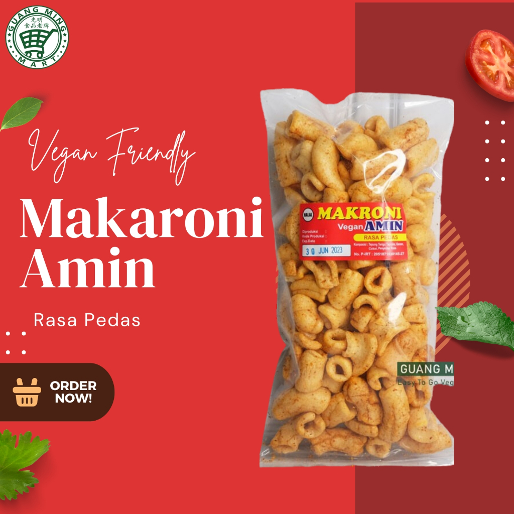 

Makaroni Amin Rasa Pedas Vegan & Vegetarian Friendly