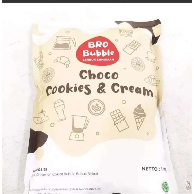 

Bro Bubble Cookies and Cream