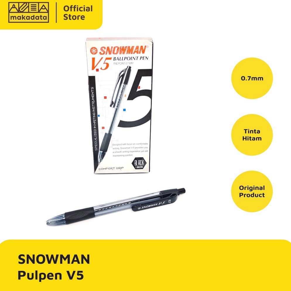 

PULPEN SNOWMAN V5 5mm 1PACK MURAH c L5T7
