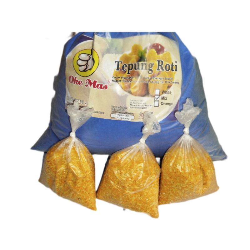 

Tepung Roti Tepung Panir Warna Warni 250gr