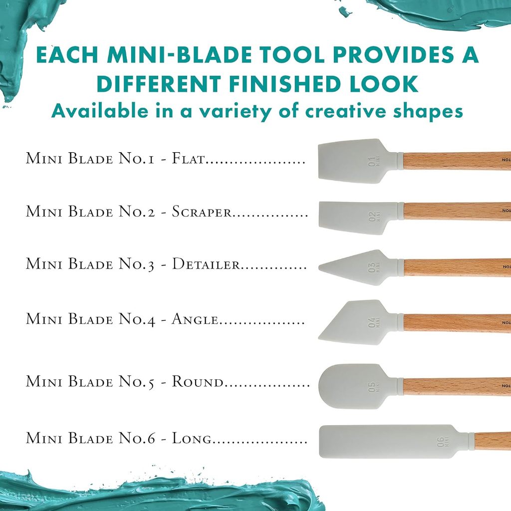 

Princeton Catalyst Mini Blade Tool Spatula Alat Lukis Palette