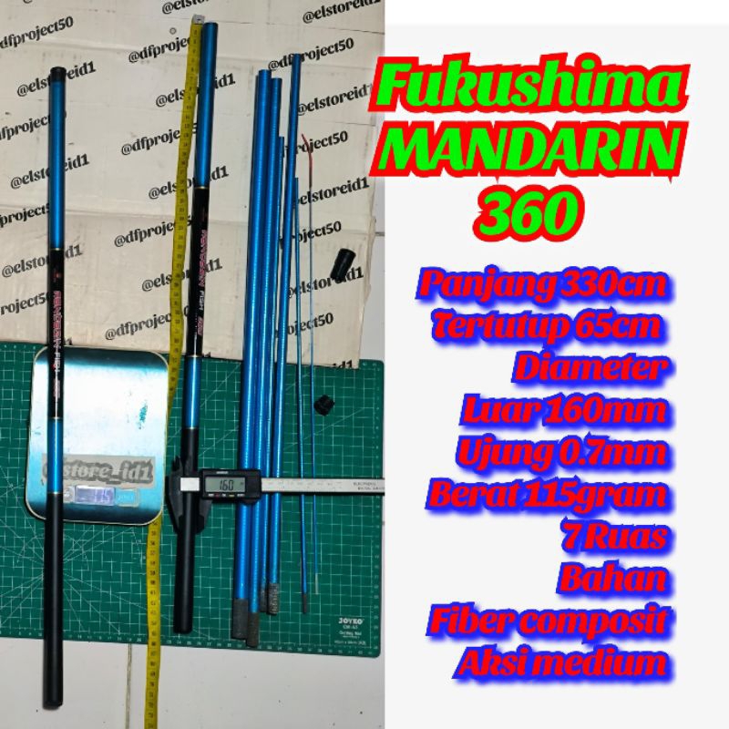 Joran Tegek 360 Fukushima Mandarin dan Joss power