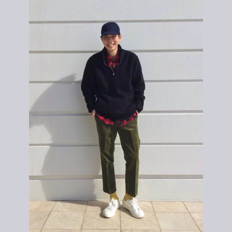 Uniqlo Ezy Pants Corduroy Skinny Fit Tapered Stretch