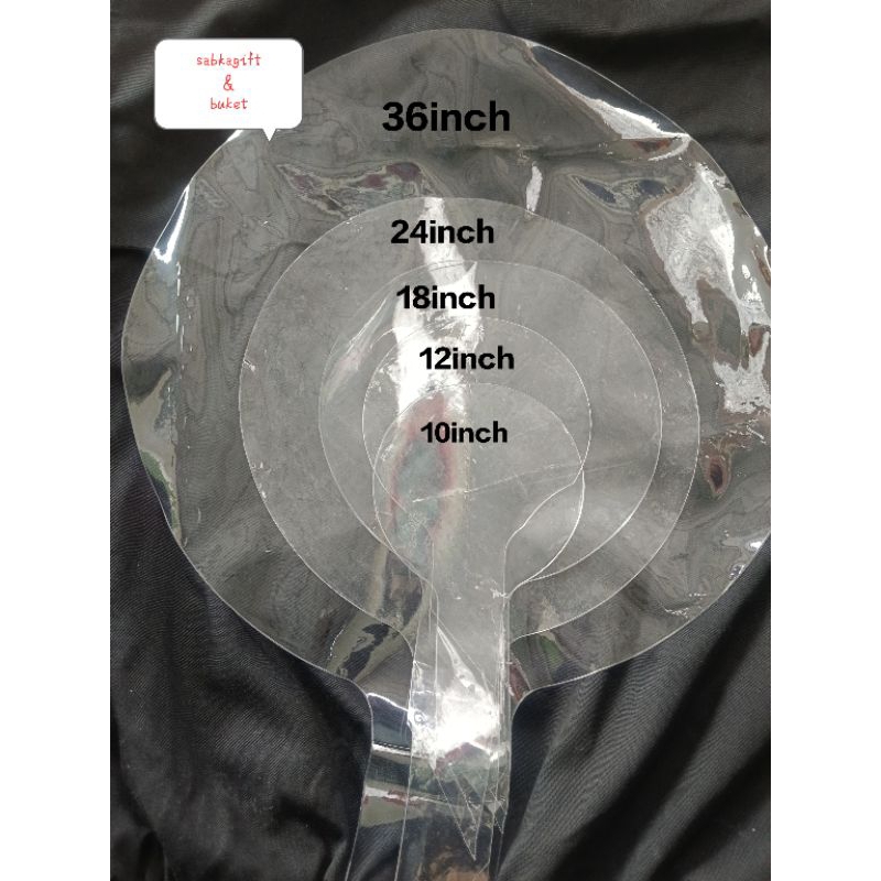 Balon bobo/pvc/bening/buket balon
