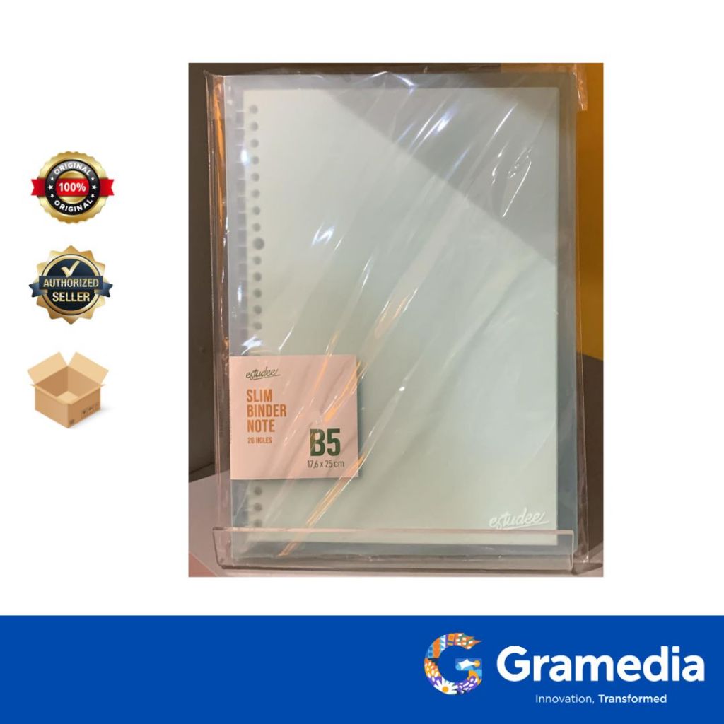 

Gramedia Surabaya - ESTUDEE BINDER NOTE SLIM B5 TOSCA