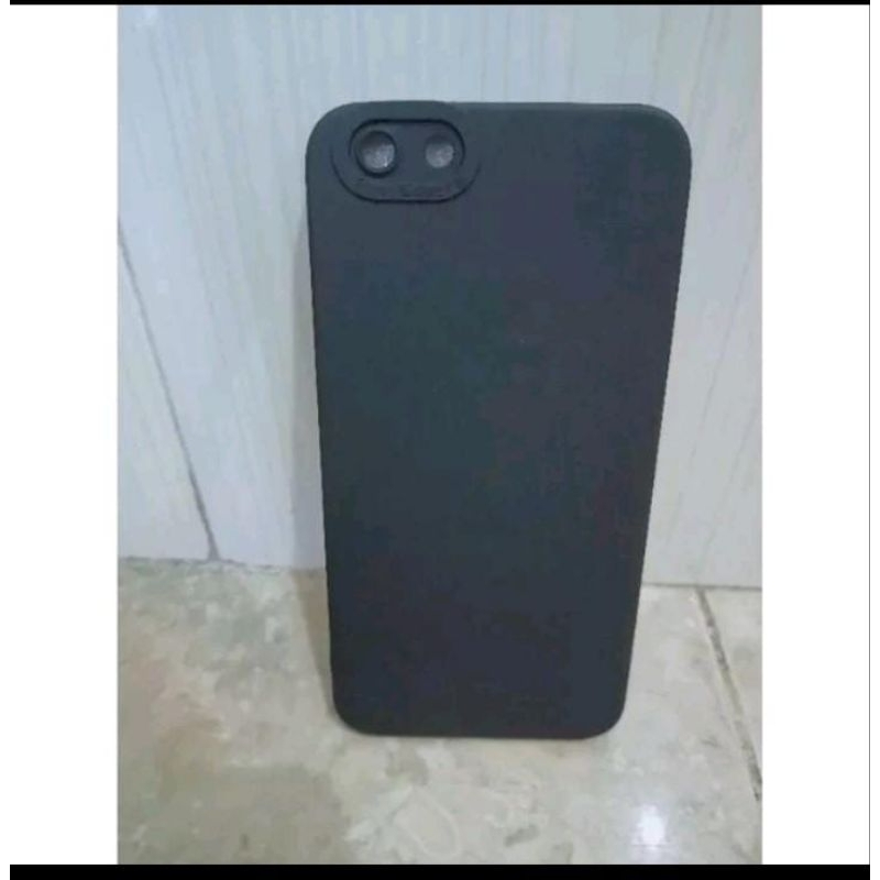 CASE FULL BLACK OPPO F3 SILIKON PELINDUNG KAMERA