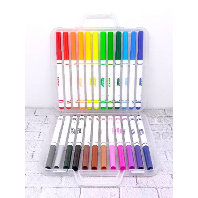 

Spidol 24 warna washable wipe clean joyko CLP 05