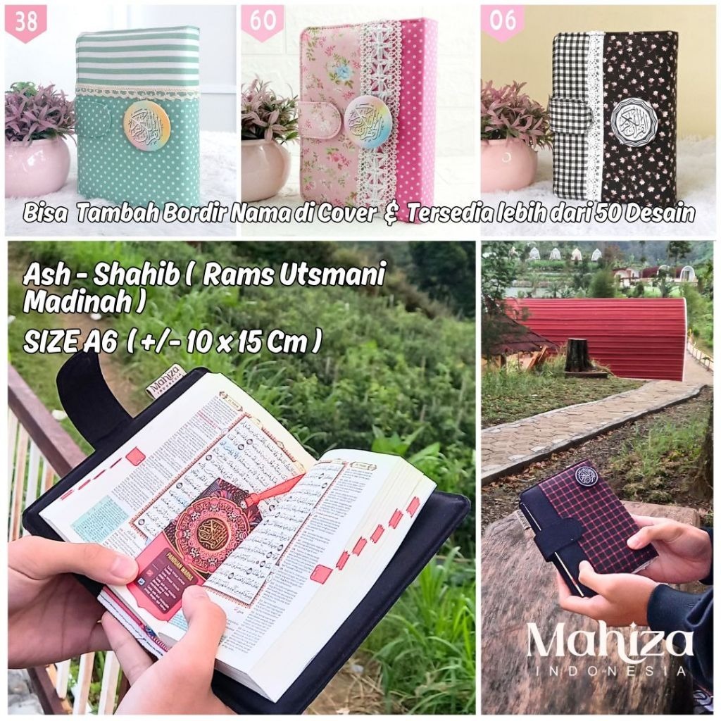 

Alquran Ash Shahib A6 Quran Mushaf Terjemahan Rasm Utsmani Madinah Waqaf Ibtida Cover Cantik ALQ35