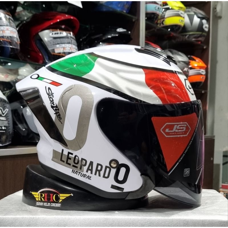 RK HELM JS ARMOR MOTIF LEOPARD