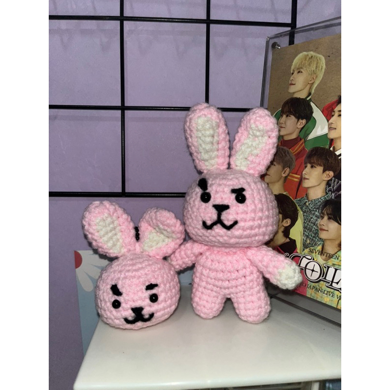 Amigurumi Cooky bt21/ gantungan kunci chrocet cooky