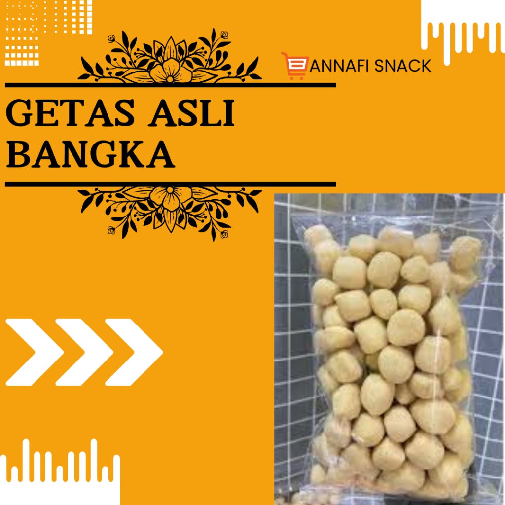 

GETAS ASLI BANGKA 500 GRAM // GETAS IKAN ASLI