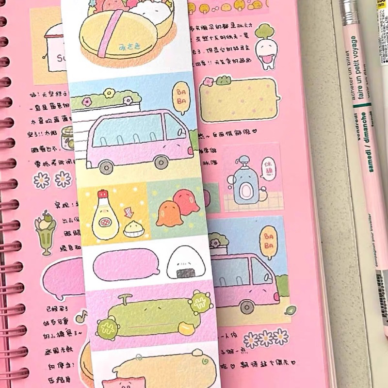 

sticker roll foodie ecer 82cm deco journall readystock B1343