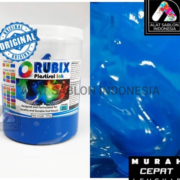 

TINTA SABLON PLASTISOL RUBIX SKY BLUE 5GR m N6M6