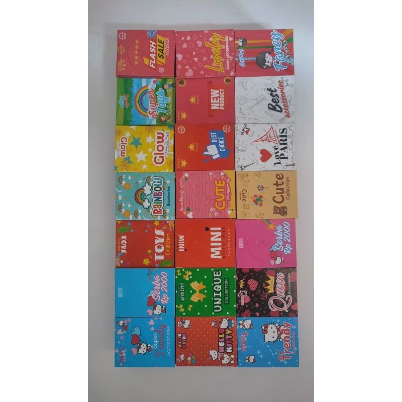 

GROSIR Hang Tag Label Accessoriea Dan Mainan 1 Pack isi 4000 lembaf full colour