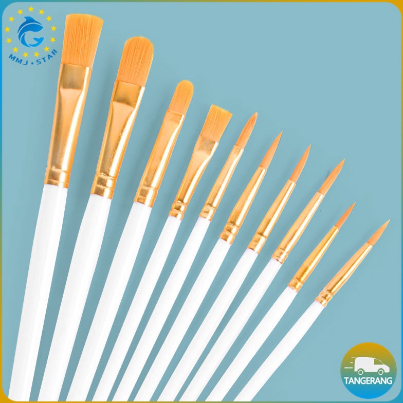 

1 pcsAlat Kuas LukisKuas Lukis Cat Air Cat MinyakKuas Lukis SetWatercolor Acrylic Wooden Handle Painting Brushes a X7T6