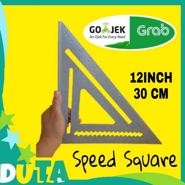 

Speed Square 12 inch Penggaris Alumunium Siku Sudut Pertukangan d P4S4