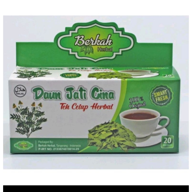 

Teh celup herbal daun jati cina (Teh Pelangsing)