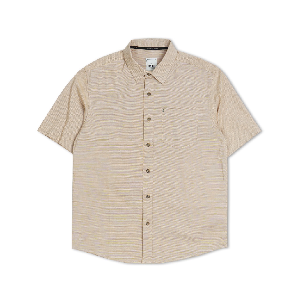 Kemeja MGEE Original - Kemeja Kasual Lengan Pendek Original MGEE Alto CKPS 144 Mustard