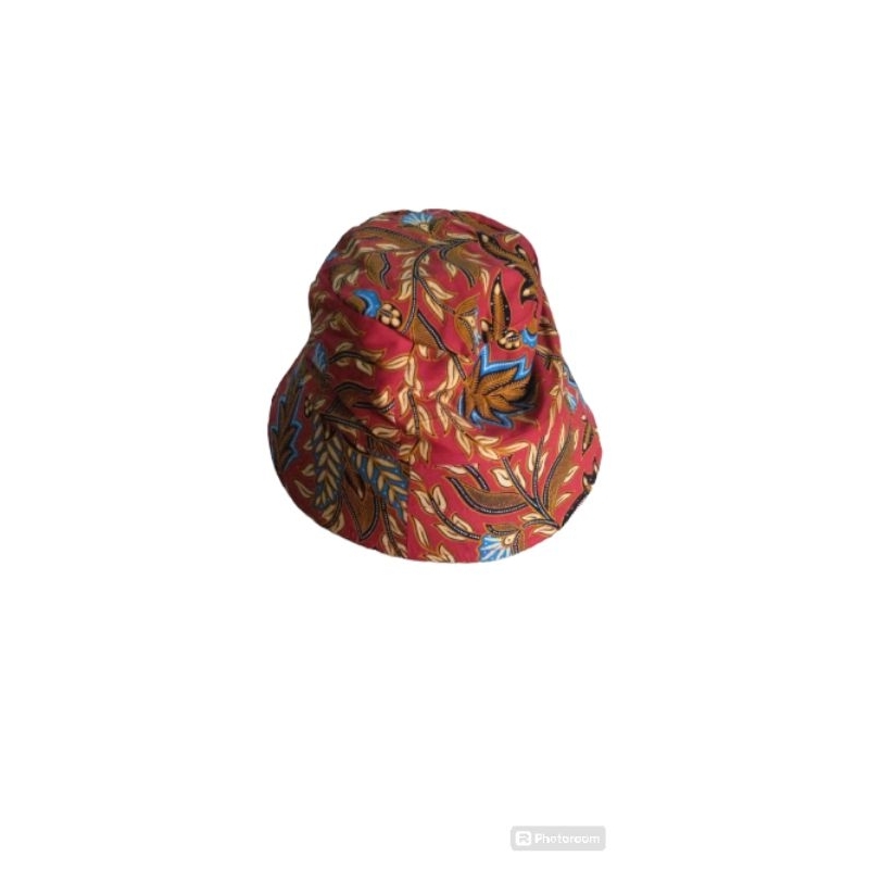 topi bucket batik