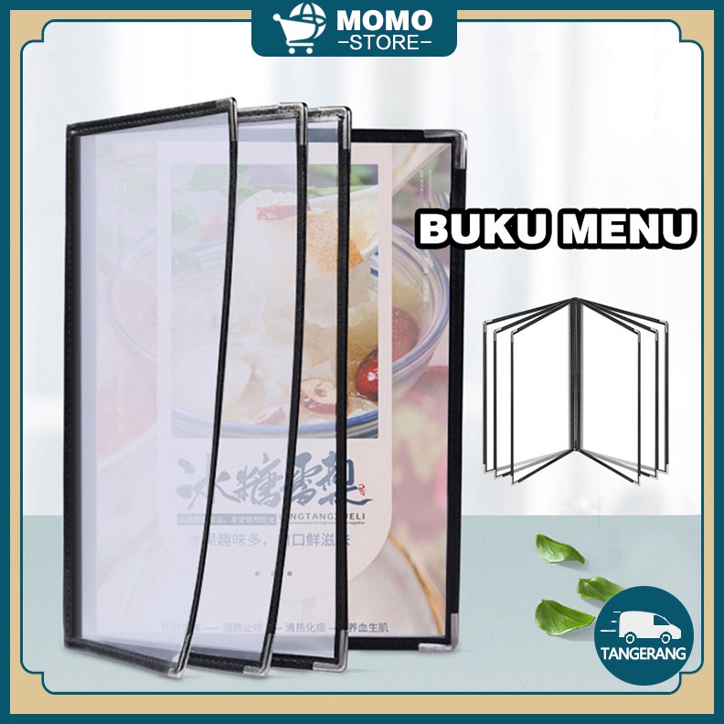 

KODE K58S Cover Pelindung Menu A4Buku Menu Isi Plastik