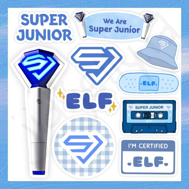 

Sticker SUPER JUNIOR Versi 1 (10 pcs) | Stiker Kpop SUJU Vinyl