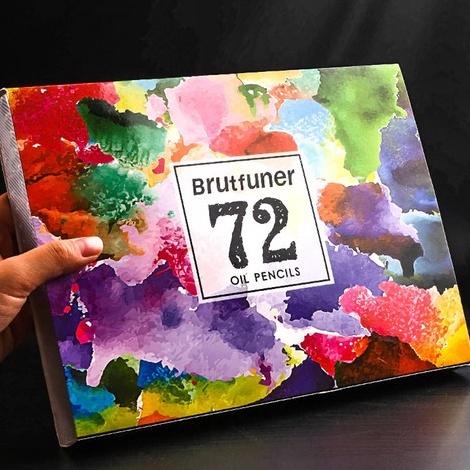 

Brutfuner Pensil Warna 48 72 12 Colors Oil Pencil Artist Pencils Set Mix media u P7X6