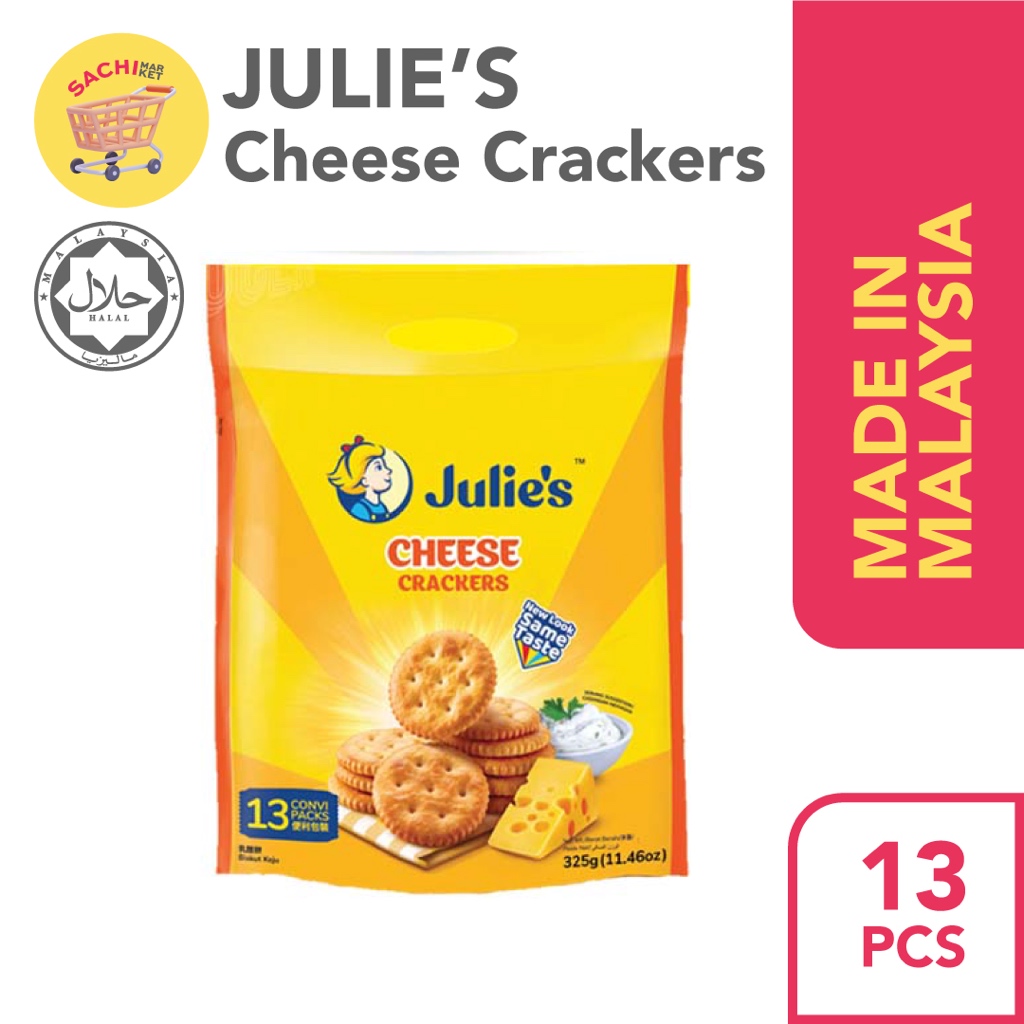 

JULIES CHEESE CRACKERS / BISKUIT RASA KEJU IMPORT MALAYSIA (13pcs)