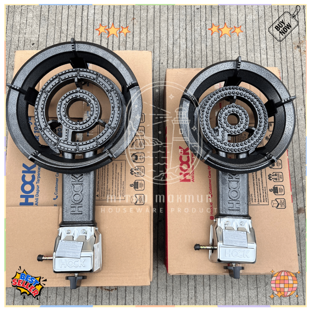 Kompor Gas Api Seribu Kompor Low Pressure Kompor Hock HC 101 102 CL Kompor Gas Mawar Murah