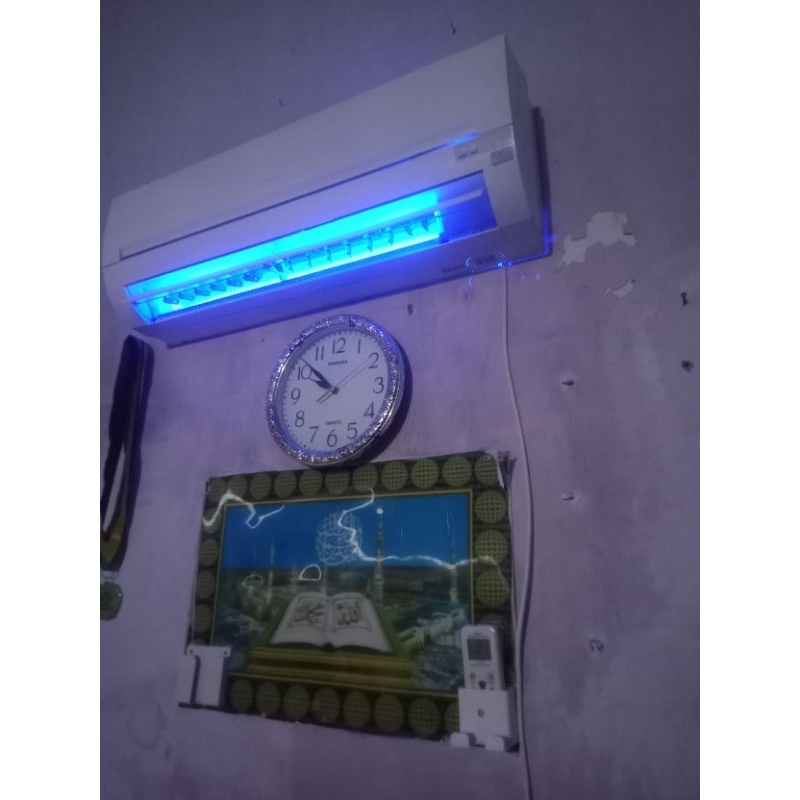 KIPAS AC LED.kipas Angin model AC LED.kipas angin rasa AC.UKURAN 2 PK.pakai REMOT.BERGARANSI