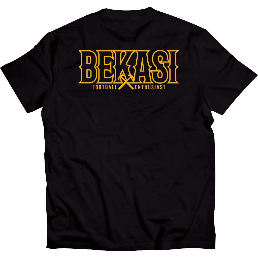KAOSAN MERCH-Kaos Bekasi Football Tshirt Bekasi Football Enthusiast  Printing DTF Premium 100% Cotto