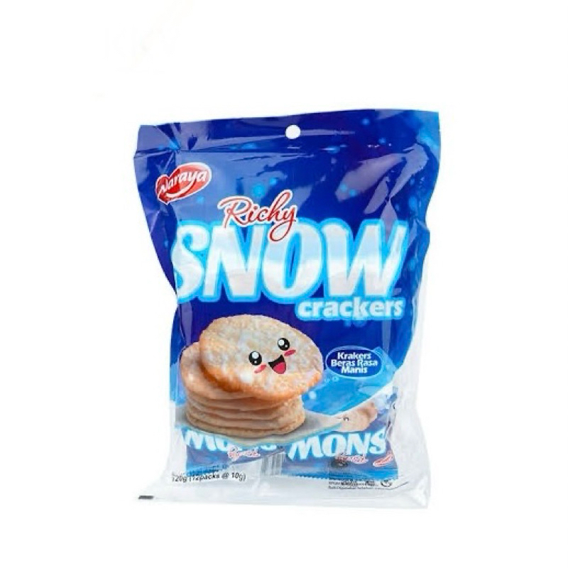 

NARAYA Richy Snow Crackers Snack Rice 120 Gram