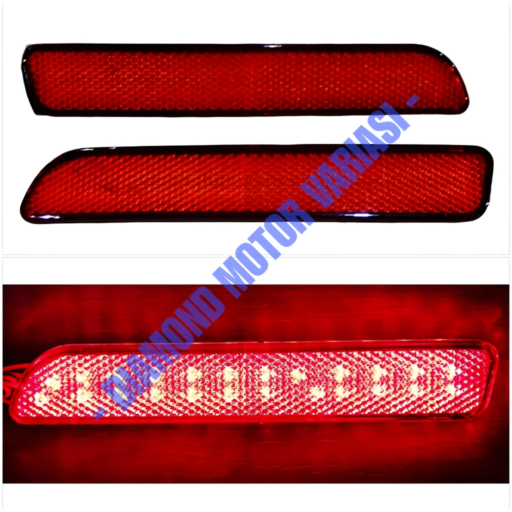 Mata Kucing Reflektor Lampu LED Bemper Belakang Suzuki Ertiga 2012 2014 2016 2018 2020 2022 2025