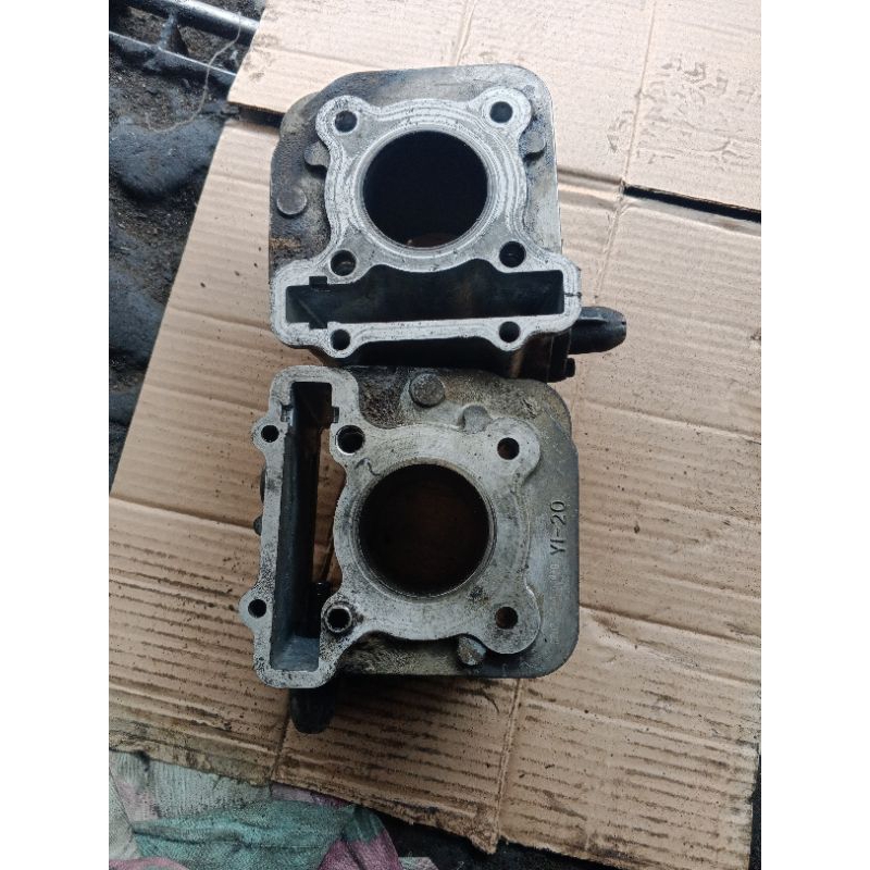 blok seher boring bahan udah besi  Mio j Mio GT Mio saul GT asli coptan 54P asli copotan