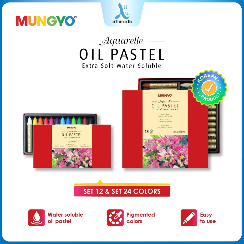 

Mungyo Aquarelle Oil Pastel Extra Soft Watersoluble Set