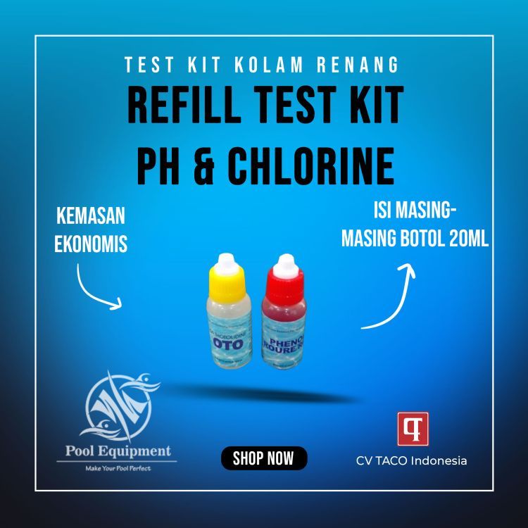 Refill Test Kit OTO Chlorine & PH 20 ml