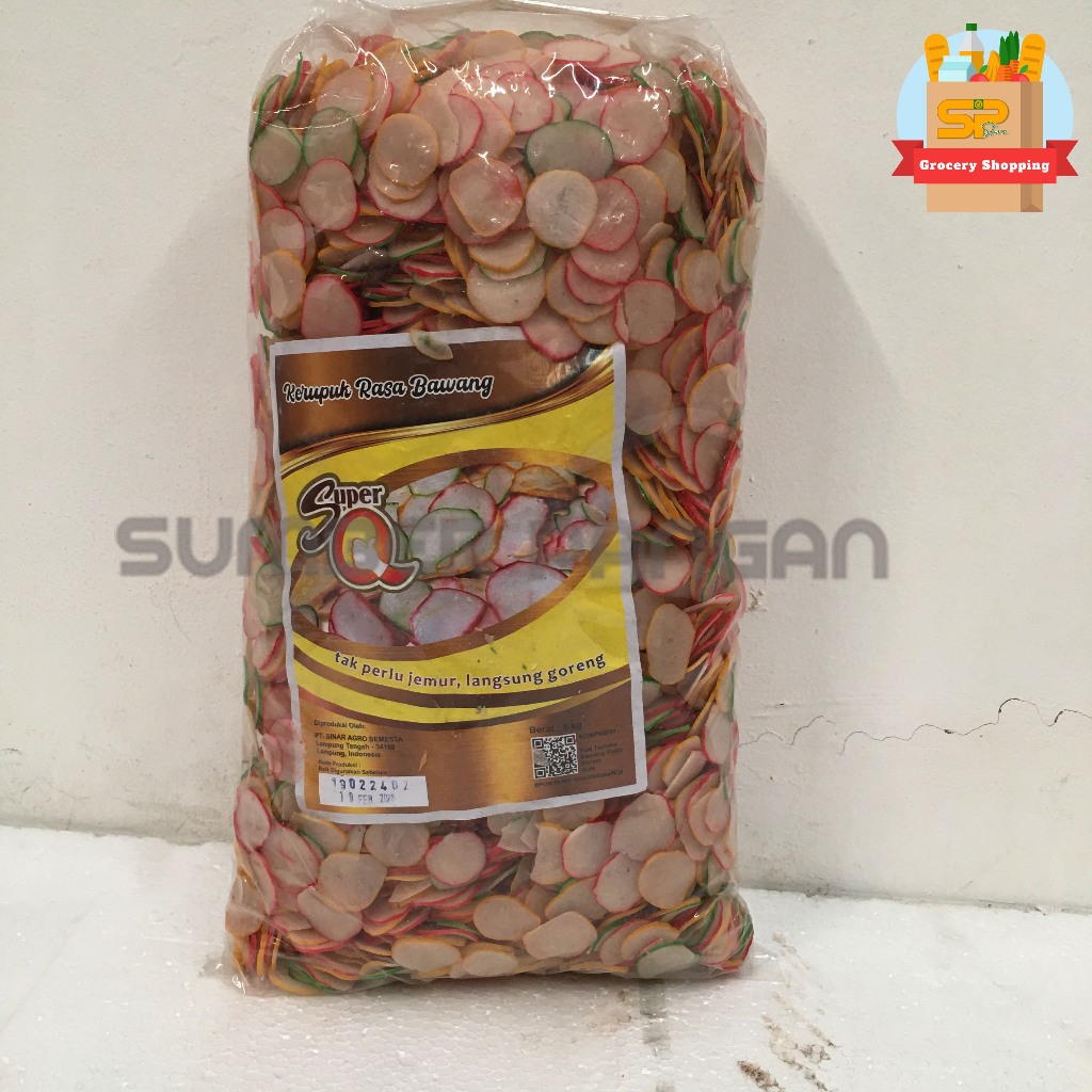 

KERUPUK BAWANG "SUPER Q" PELANGI @5KG