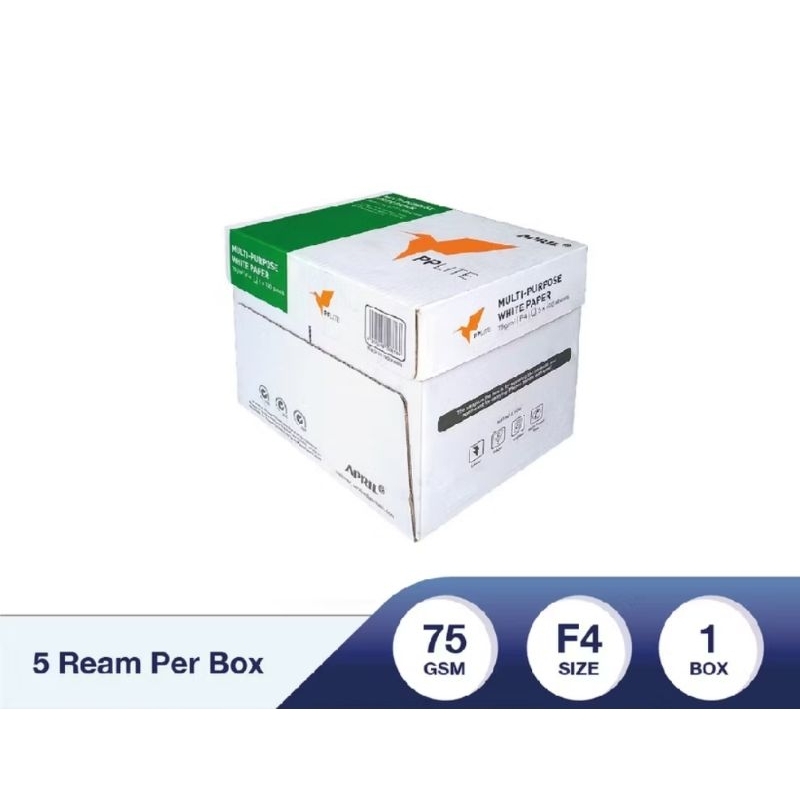 

PAPERLITE HVS F4 75 GSM / Kertas HVS / Kertas Fotocopy