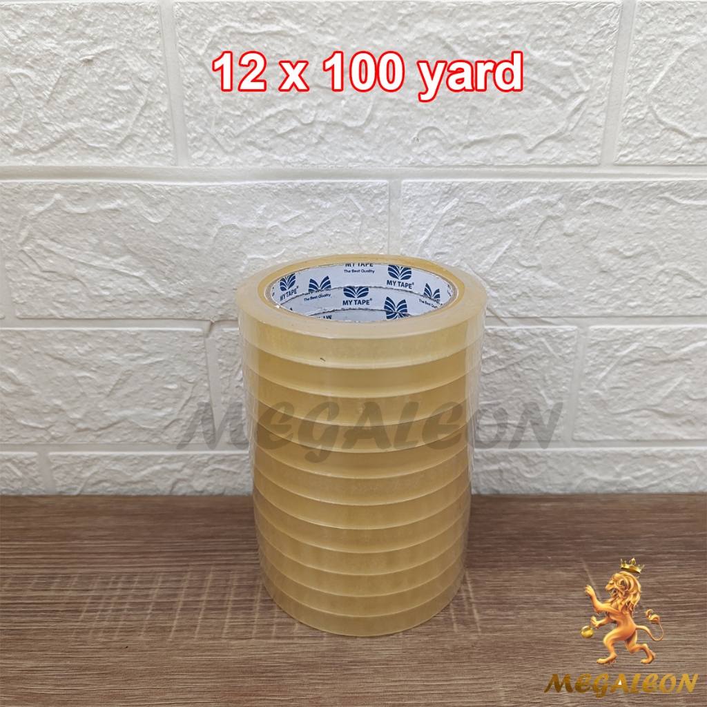 

Selotip Bening 1/2 inch 12mm x 100 yard 45 MICRON TEBAL KUAT LENGKET++ (SLOP isi 12)