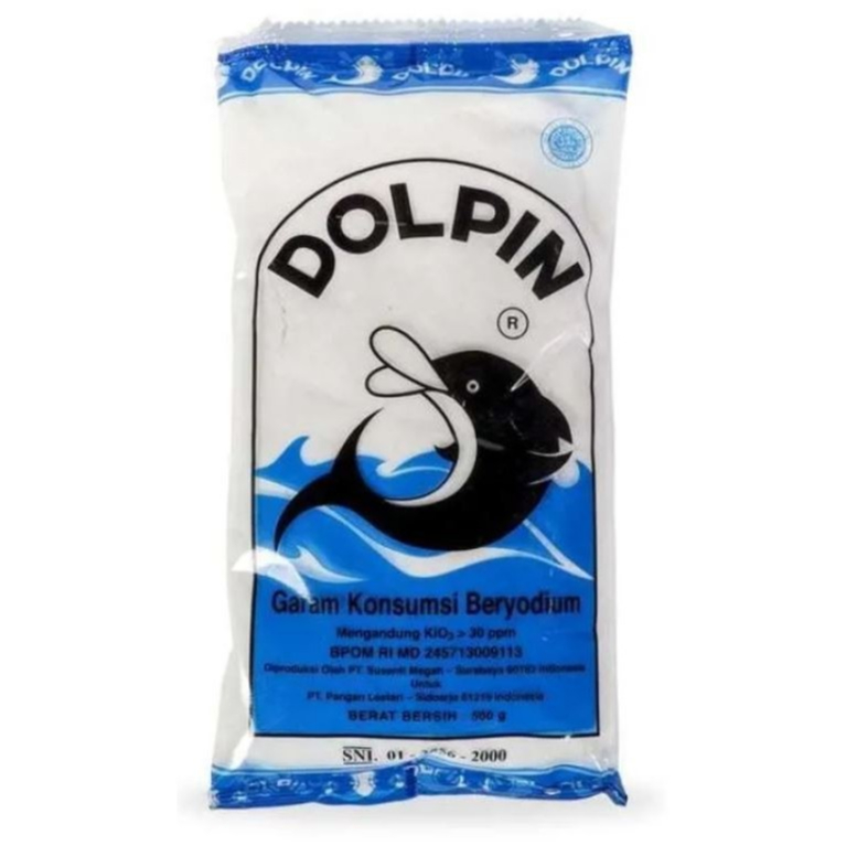 

Garam dolphin 500gr /garam konsumsi beryodium 500g