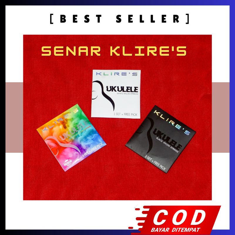 Klires Senar 4 Tali Ukulele 1 Set Murah Medan Aksesoris Accessories Ukulele