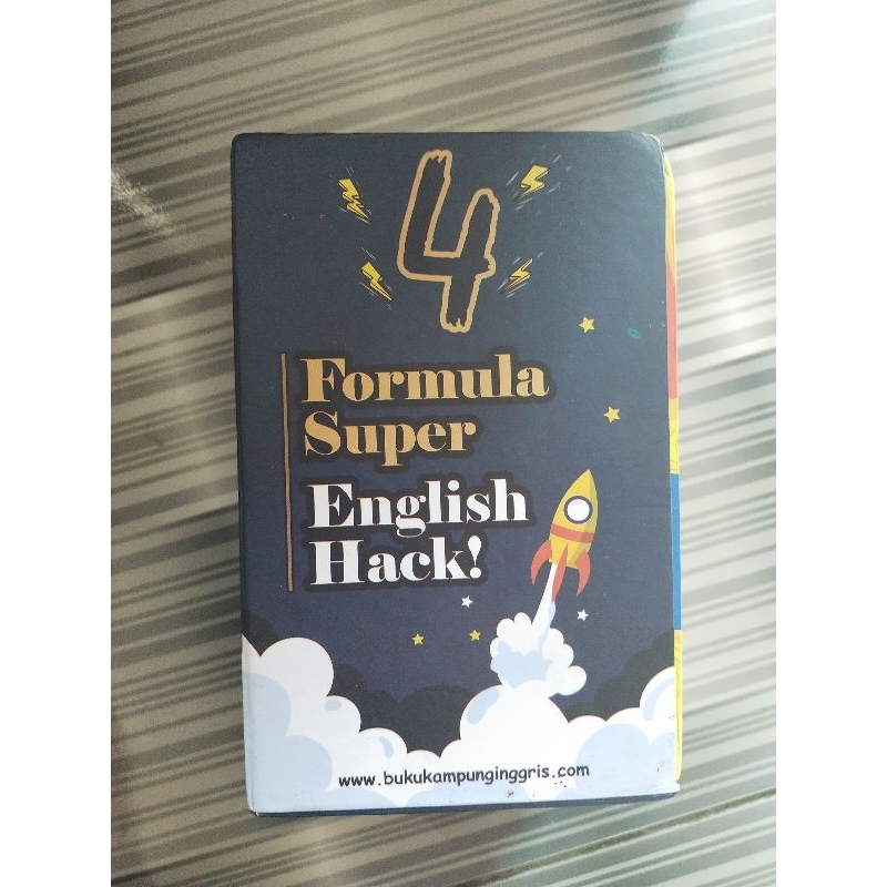 Buku Original 4 Formula Super English Hack - Kampung Inggris